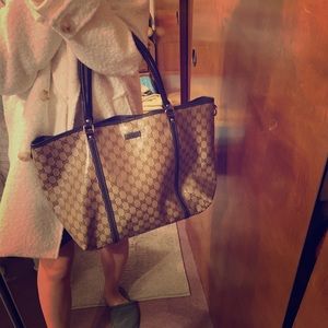 Gucci crystal tote